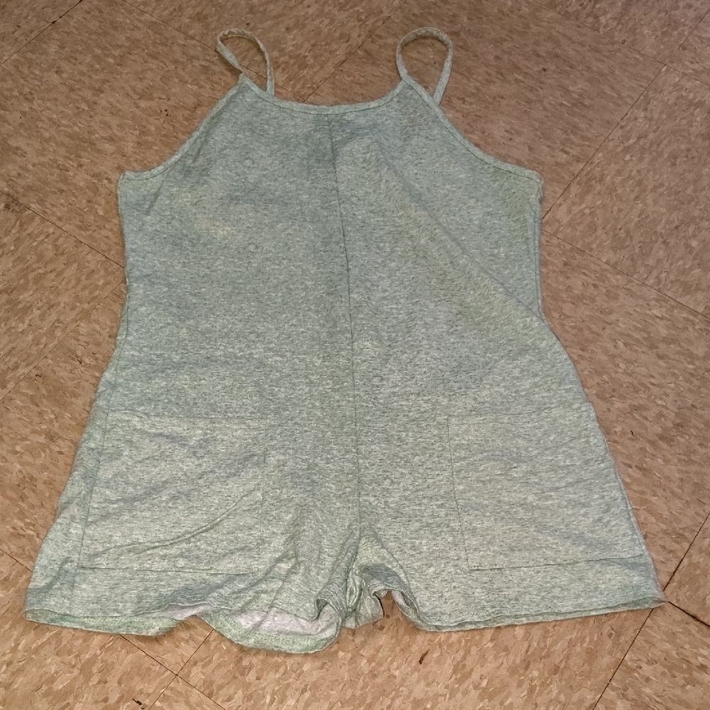 Source Unknown Light Green Jumpsuit
